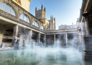 The Roman Baths in Bath, England