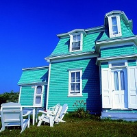 coloured houses
